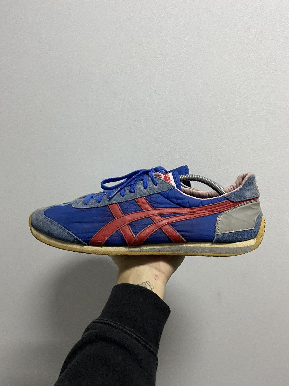 Asics × Vintage Asics Onitsuka Tiger Vintage Sneakers Low Top stripe Size US 12.5 / EU 45-46 - 5 Thumbnail