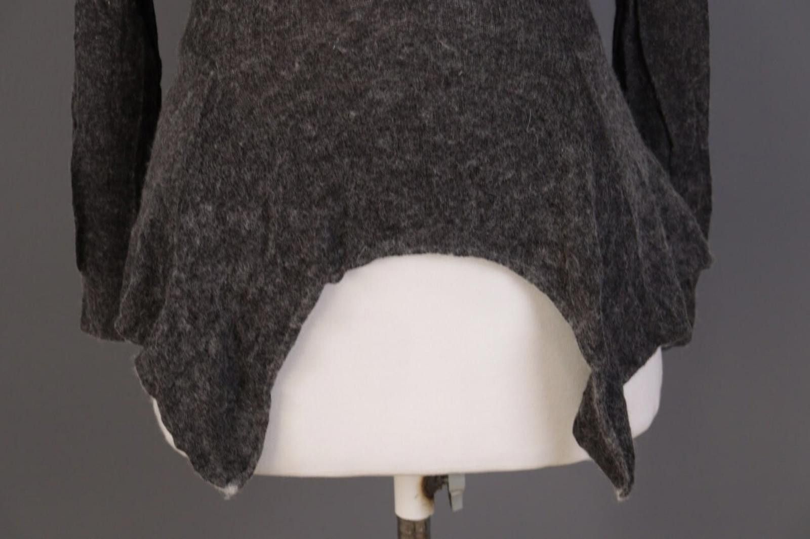 Lanvin Lanvin Gray Alpaca Wool Knitted Pullover Sweater Size S Size S / US 4 / IT 40 - 4 Thumbnail