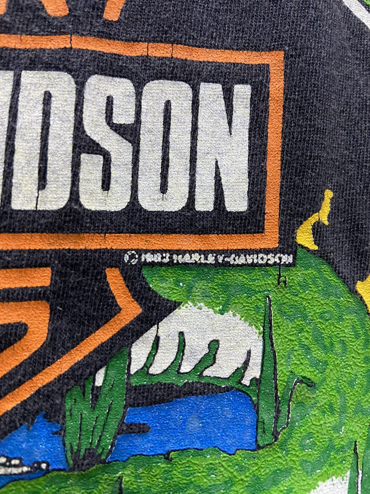 Harley Davidson VINTAGE HARLEY DAVIDSON 80’s VENOM GATOR MUSCLE TEE Size US XXL / EU 58 / 5 - 6 Thumbnail