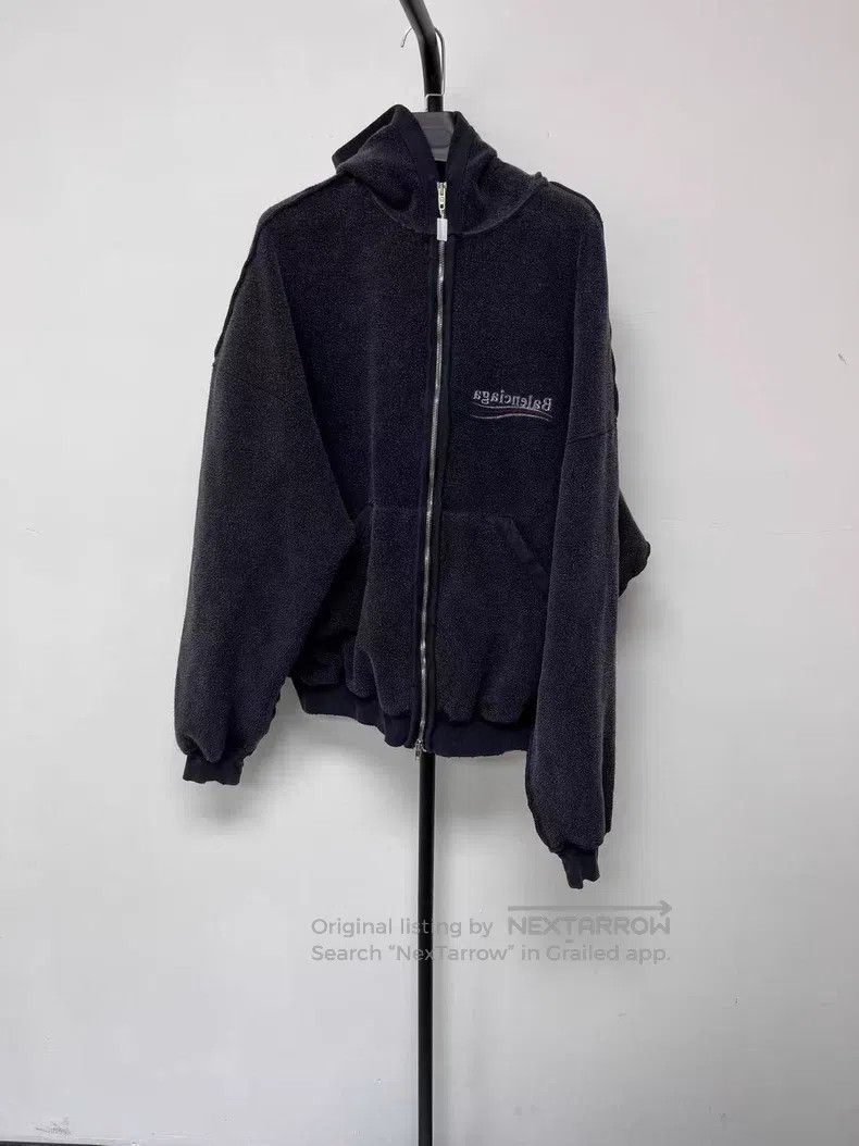 Balenciaga Balenciaga Hooded logo long-sleeve sweatshirt Size US M / EU 48-50 / 2 - 1 Thumbnail