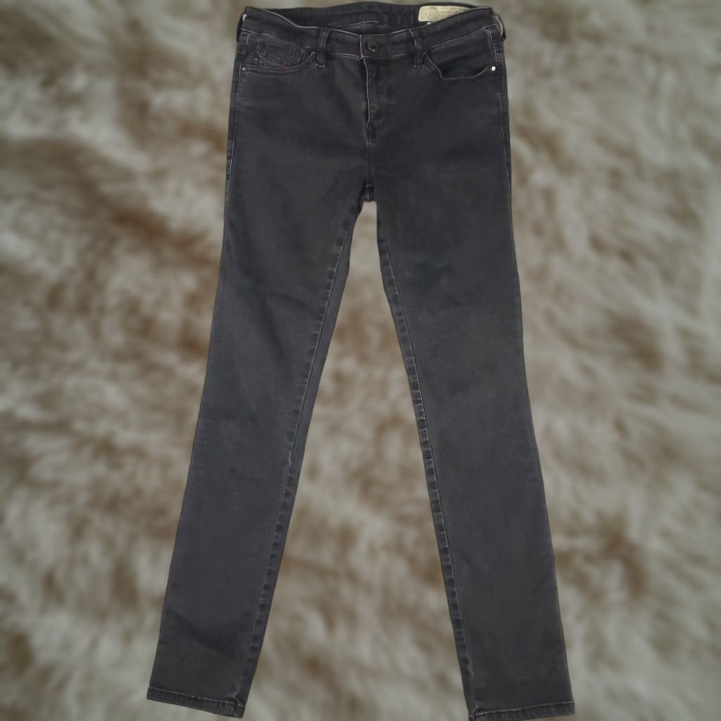 True Religion True Religion Jeans Womens 29x29.5 Gray Skinzee Slim Skinny Denim Pants Ladies* Size 29" - 1 Thumbnail