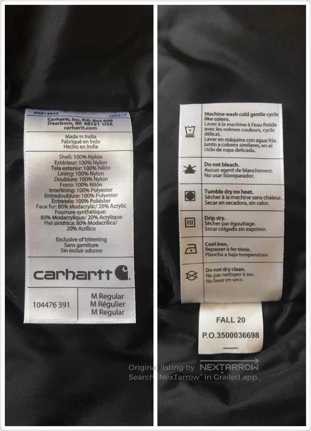 Carhartt Carhartt Yukon Extremes Parka. Size US M / EU 48-50 / 2 - 9 Thumbnail