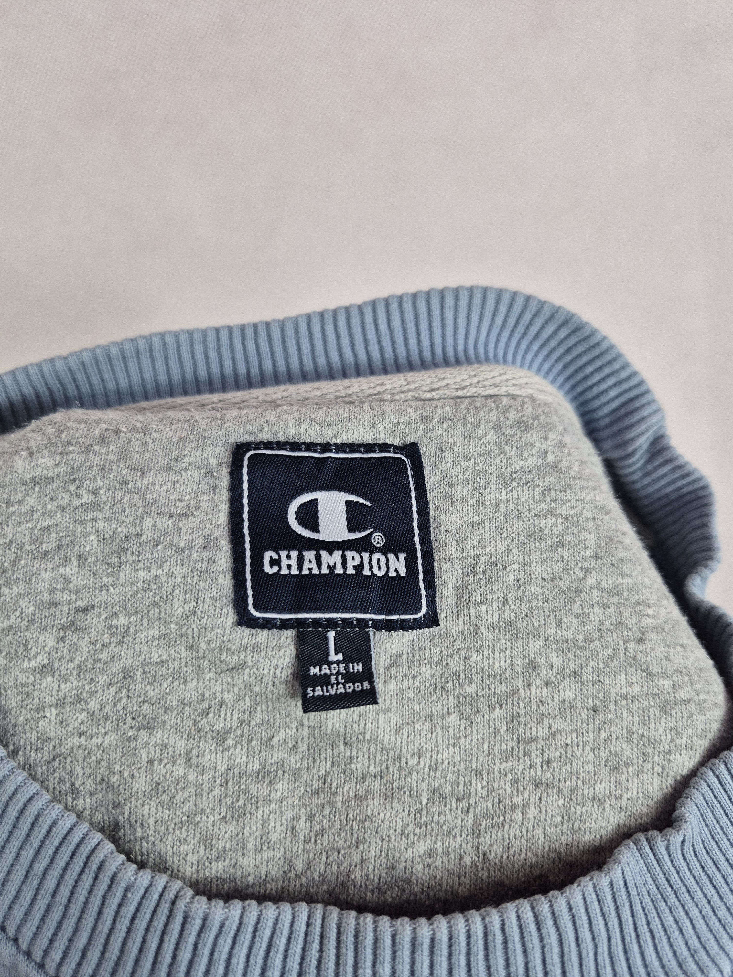 Champion 🔥 Champion Small Logo Sweatshirt Jumper Sky Blue Size US L / EU 52-54 / 3 - 5 Thumbnail