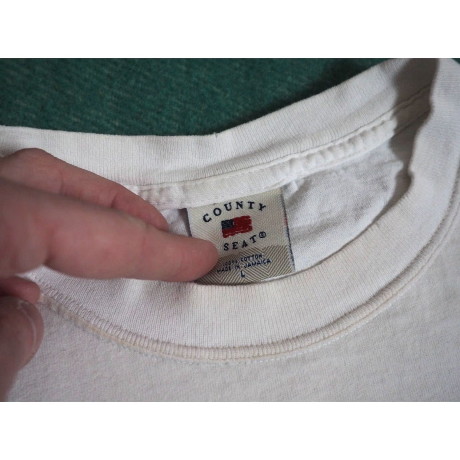 Vintage VTG 90s Y2k Planet F1 Formula One Racing Championship White Tee T-Shirt L Mens Short Sleeve Graphic Cotton 2000s Size US L / EU 52-54 / 3 - 6 Thumbnail