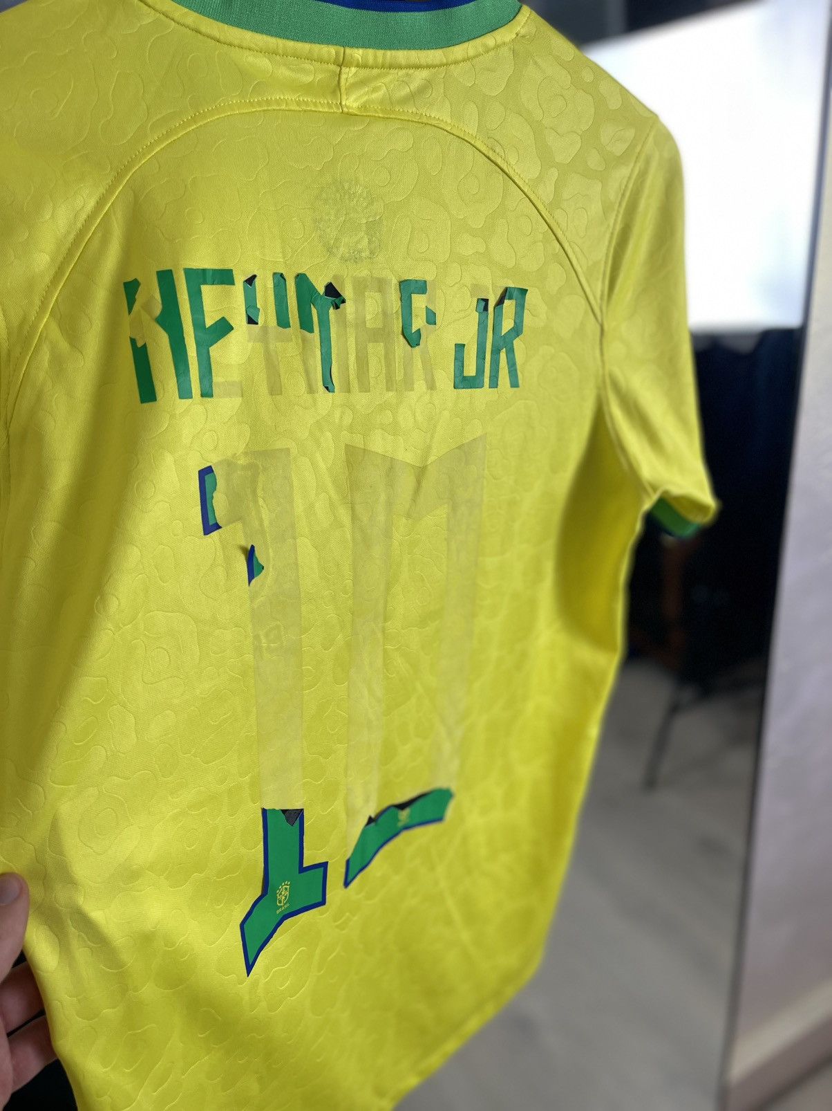 Nike Authentic Nike Brazil Neymar Jr. 2022 Dri-Fit ADV Jersey Size US S / EU 44-46 / 1 - 10 Thumbnail
