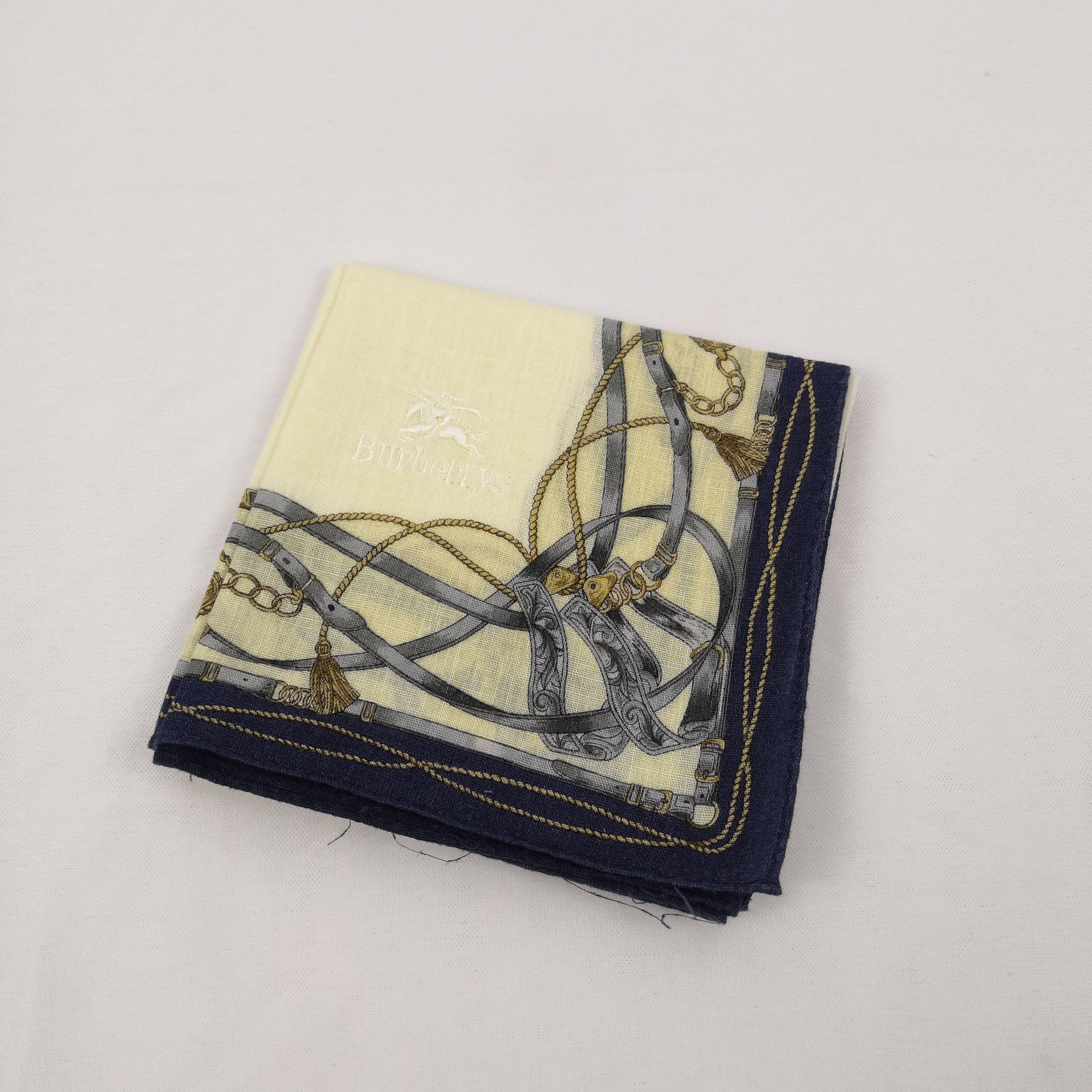Burberry × Vintage Vintage Burberry Handkerchief Burberry's Neckerchief Bandana Size ONE SIZE - 4 Thumbnail