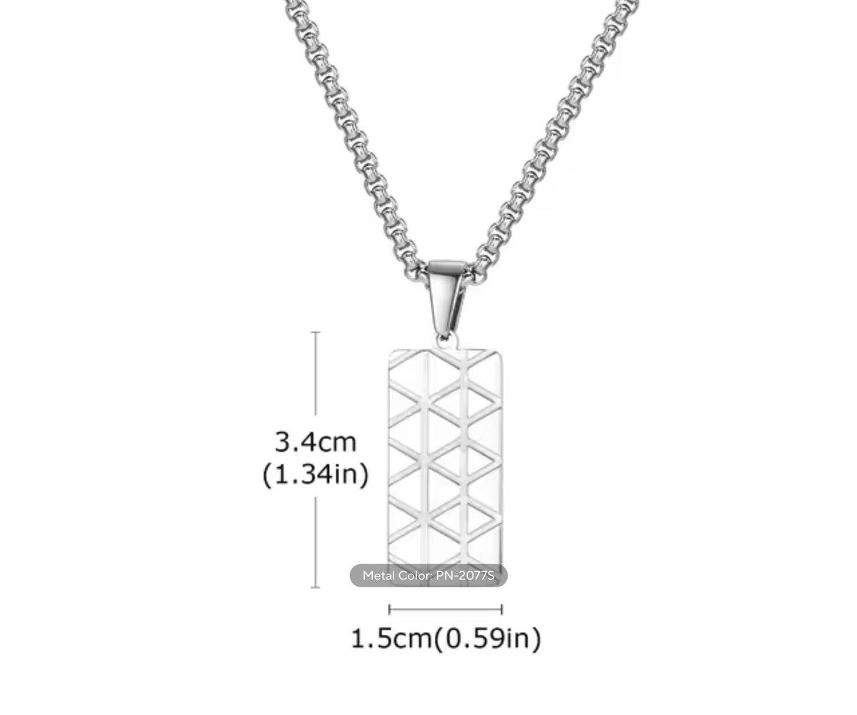Jewelry × Vintage Surface Geometric Patterns Necklaces Size ONE SIZE - 2 Thumbnail