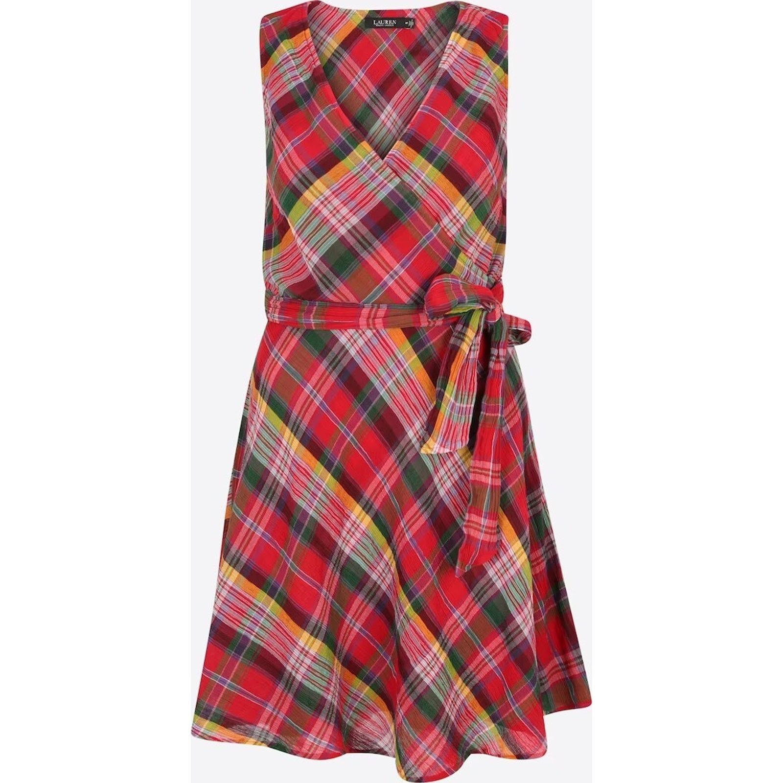 Ralph Lauren ⭐️LAUREN RALPH LAUREN PLAID TARTAN SLEEVELESS DRESS NWT 18 Size XXL / US 16-18 / IT 52-54 - 4 Thumbnail