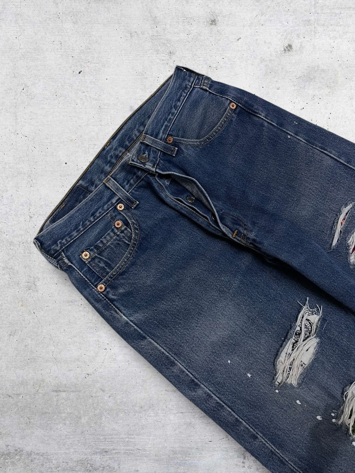 Levi's Vintage Clothing VINTAGE 501 LEVIS 90S DESIGNER USA RARE DESIGN SUKAJAN DENIM Size US 28 / EU 44 - 17 Thumbnail