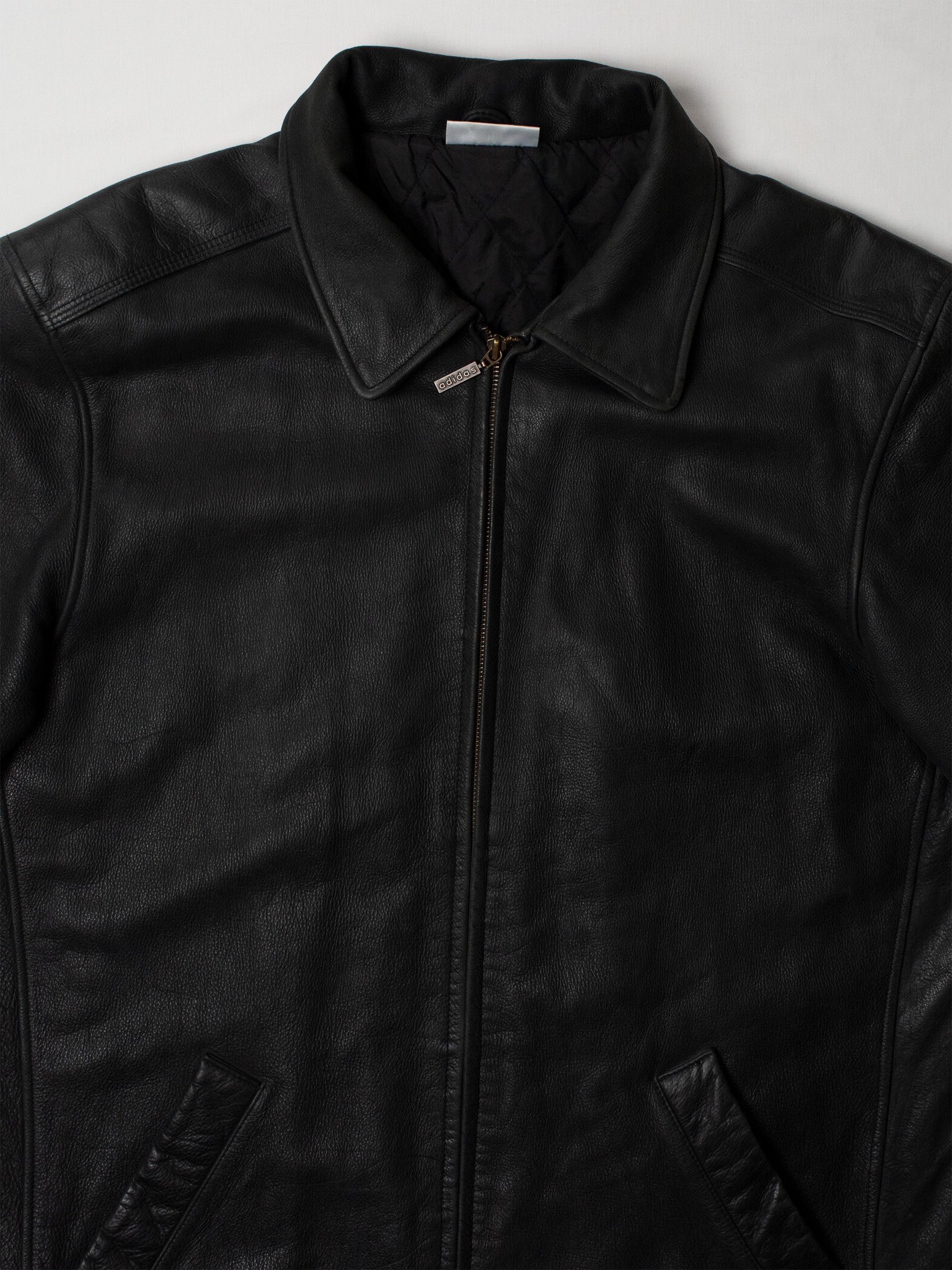 Adidas Adidas - (vintage) Bayern Munchen leather jacket - size L Size US L / EU 52-54 / 3 - 3 Thumbnail