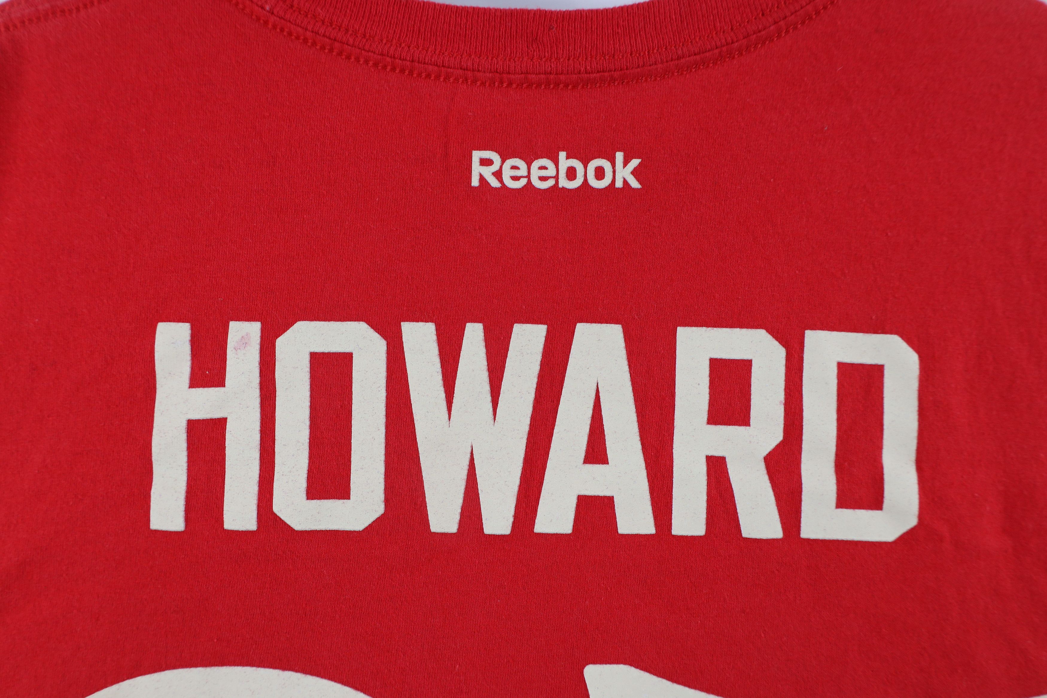 Reebok × Vintage Reebok Classic Jimmy Howard Detroit Red Wings Jersey T-Shirt Size US L / EU 52-54 / 3 - 10 Thumbnail