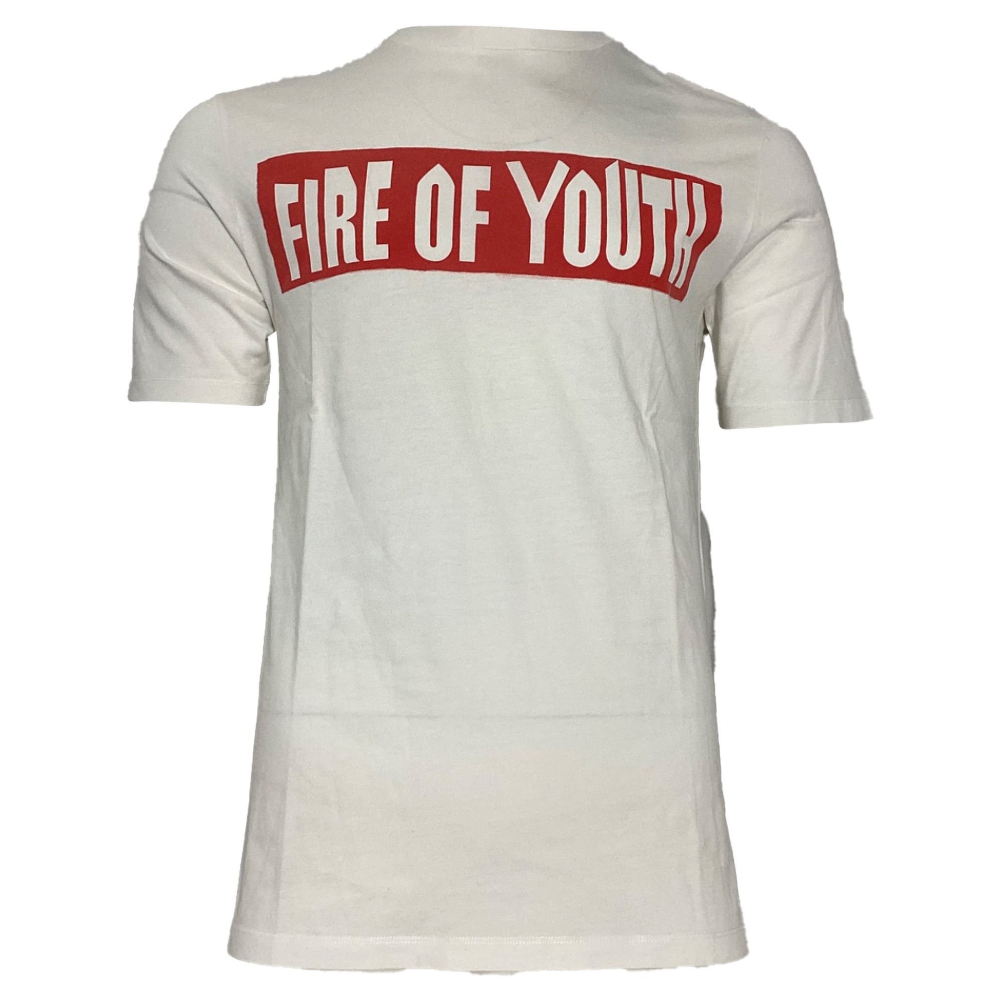 Loewe Loewe Fire of Youth T-Shirt in White Cotton Size US XL / EU 56 / 4 - 1 Thumbnail