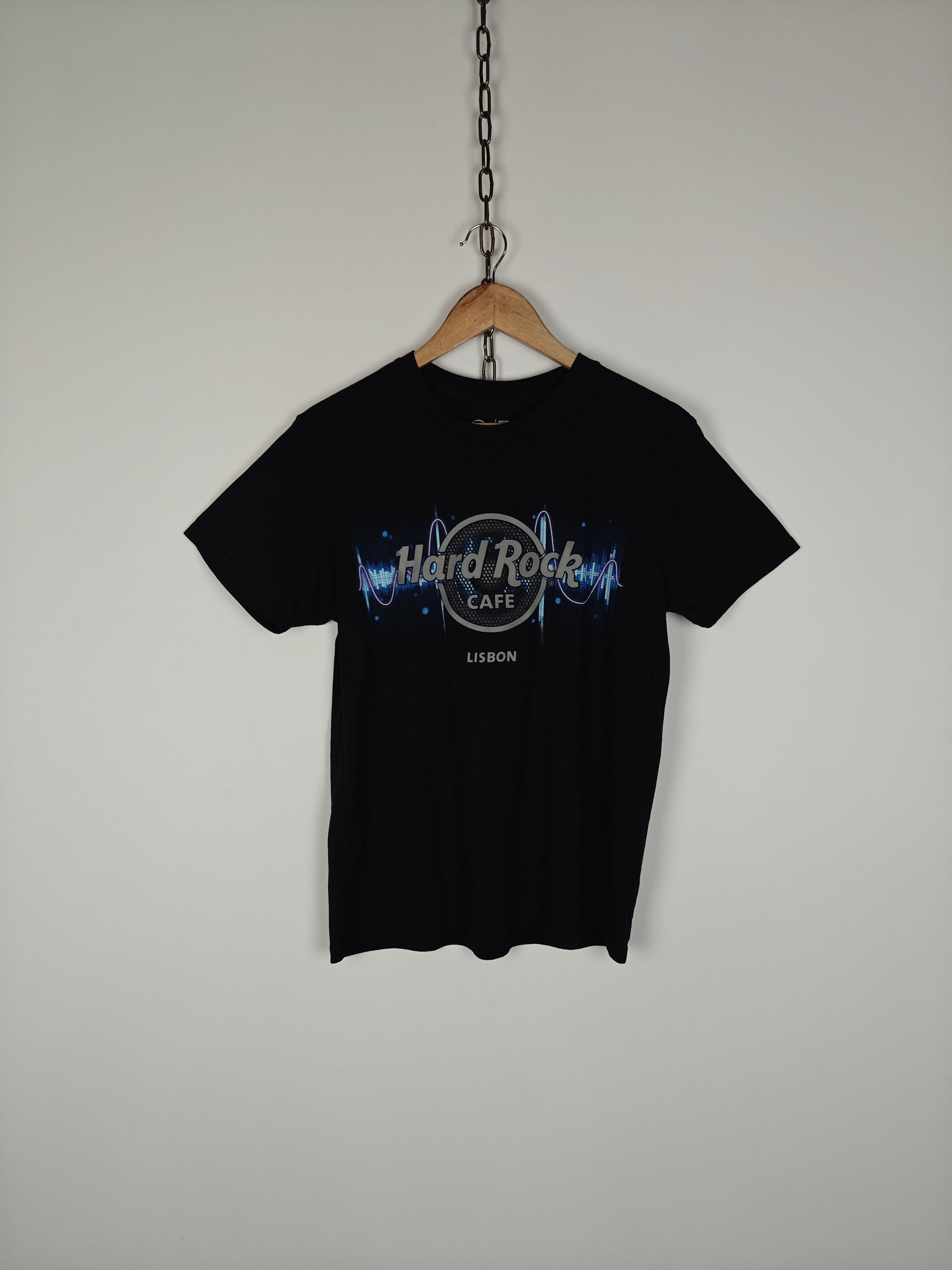 Hard Rock Cafe Hard Rock Cafe Lisbon T-Shirt Black Tee size M Size US M / EU 48-50 / 2 - 1 Thumbnail