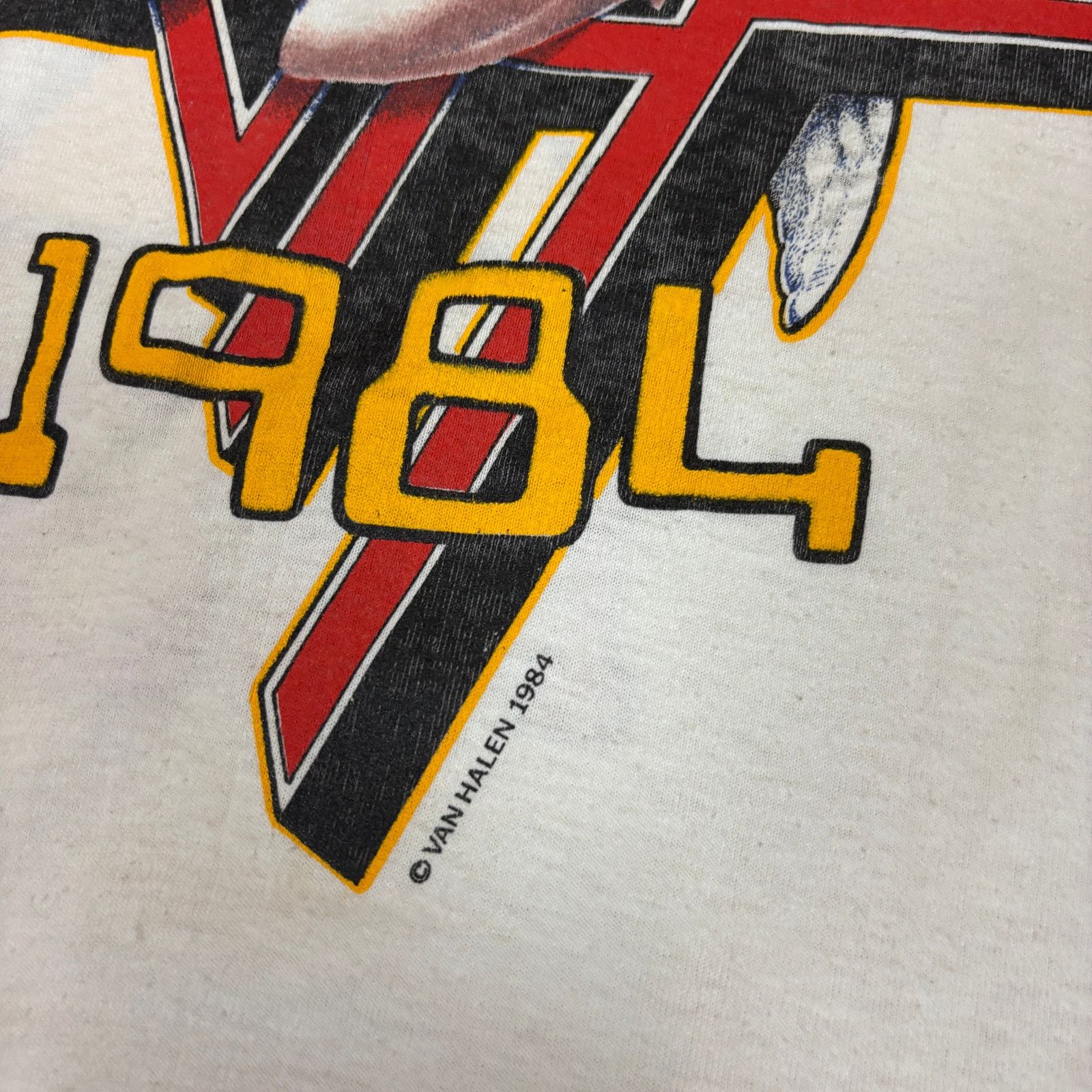 Vintage Vintage 1984 Van Halen Tour Raglan Shirt Smoking Baby Large Size US L / EU 52-54 / 3 - 3 Thumbnail