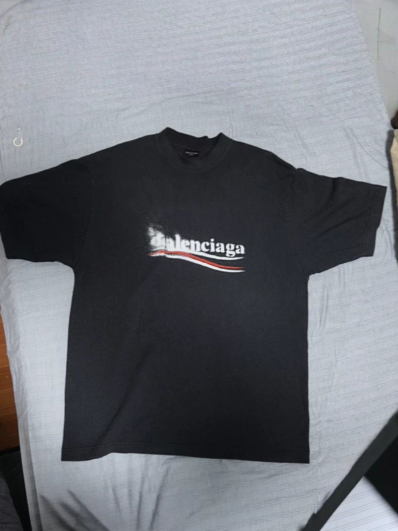 Balenciaga Balenciaga Black short-sleeved T-shirt Size US S / EU 44-46 / 1 - 1 Thumbnail