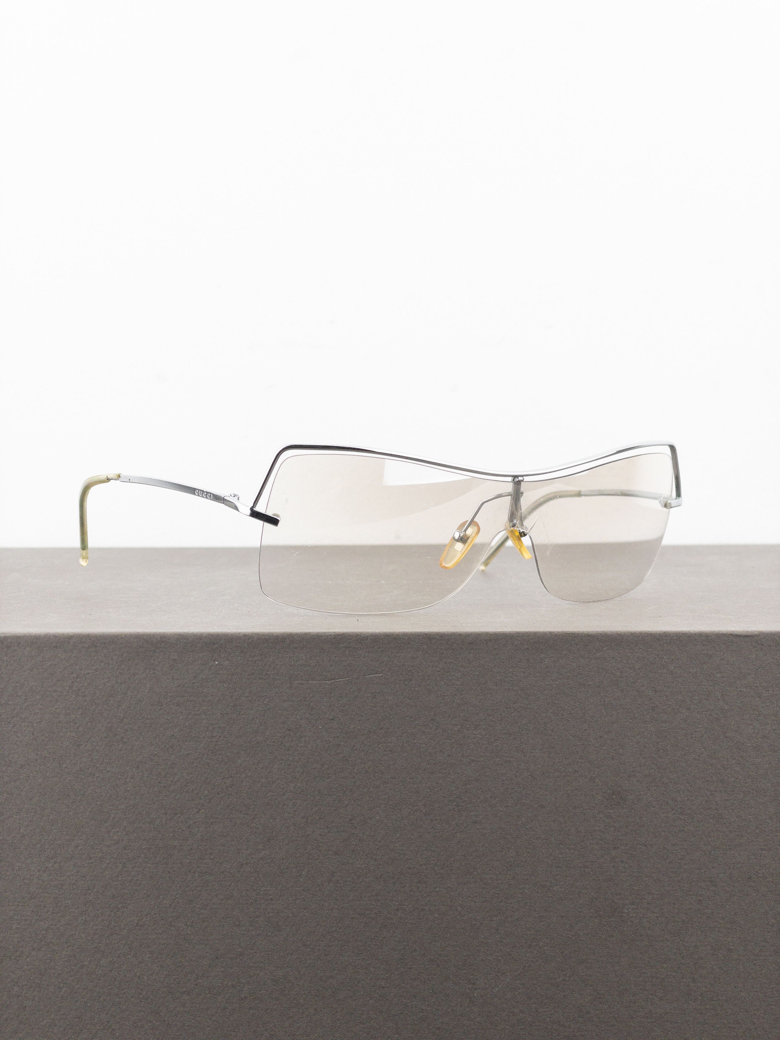 Gucci Gucci by Tom Ford 2000s GG2683/S Wrap Mask Shield Sunglasses Size ONE SIZE - 3 Thumbnail