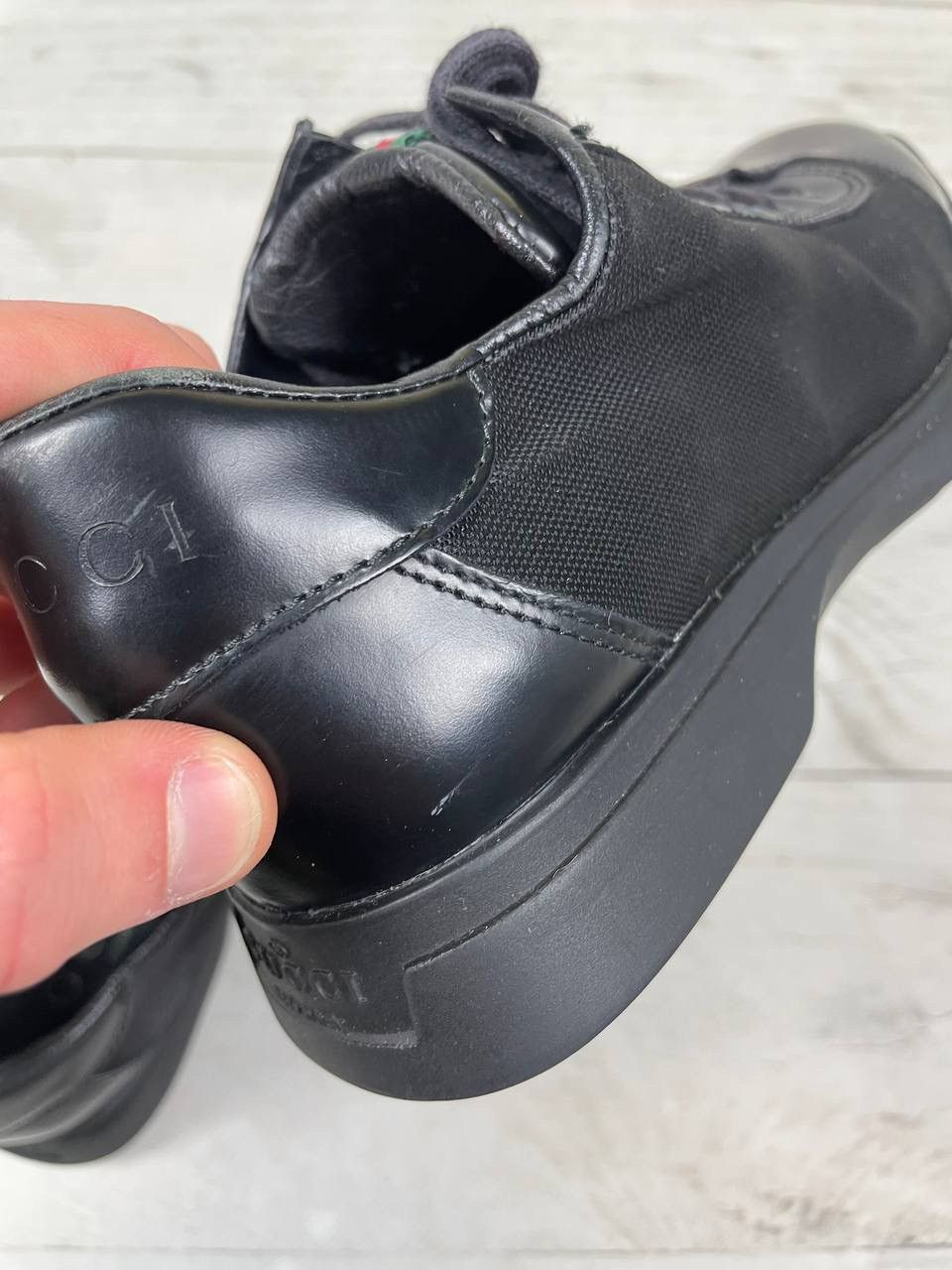 Gucci Vintage Gucci Leather Sneakers GG Size US 5.5 / IT 35.5 - 14 Thumbnail