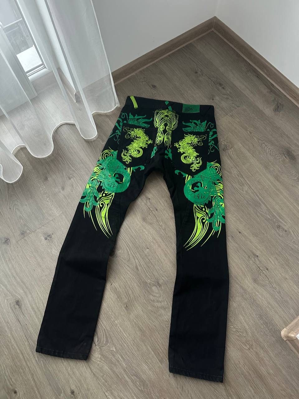 Christian Audigier × Ed Hardy × Vintage Vintage Ed Hardy Christian Audigier Style Pants Size US 30 / EU 46 - 8 Thumbnail