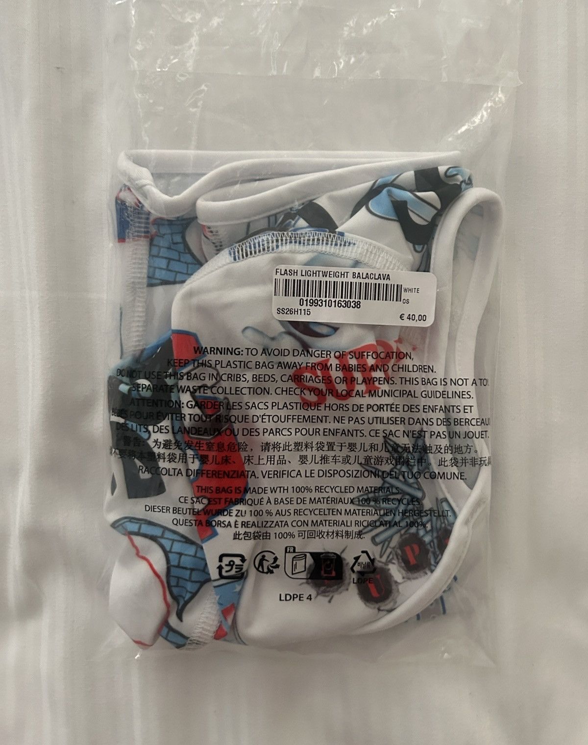 Supreme Supreme Flash Lightweight Balaclava Size ONE SIZE - 2 Thumbnail