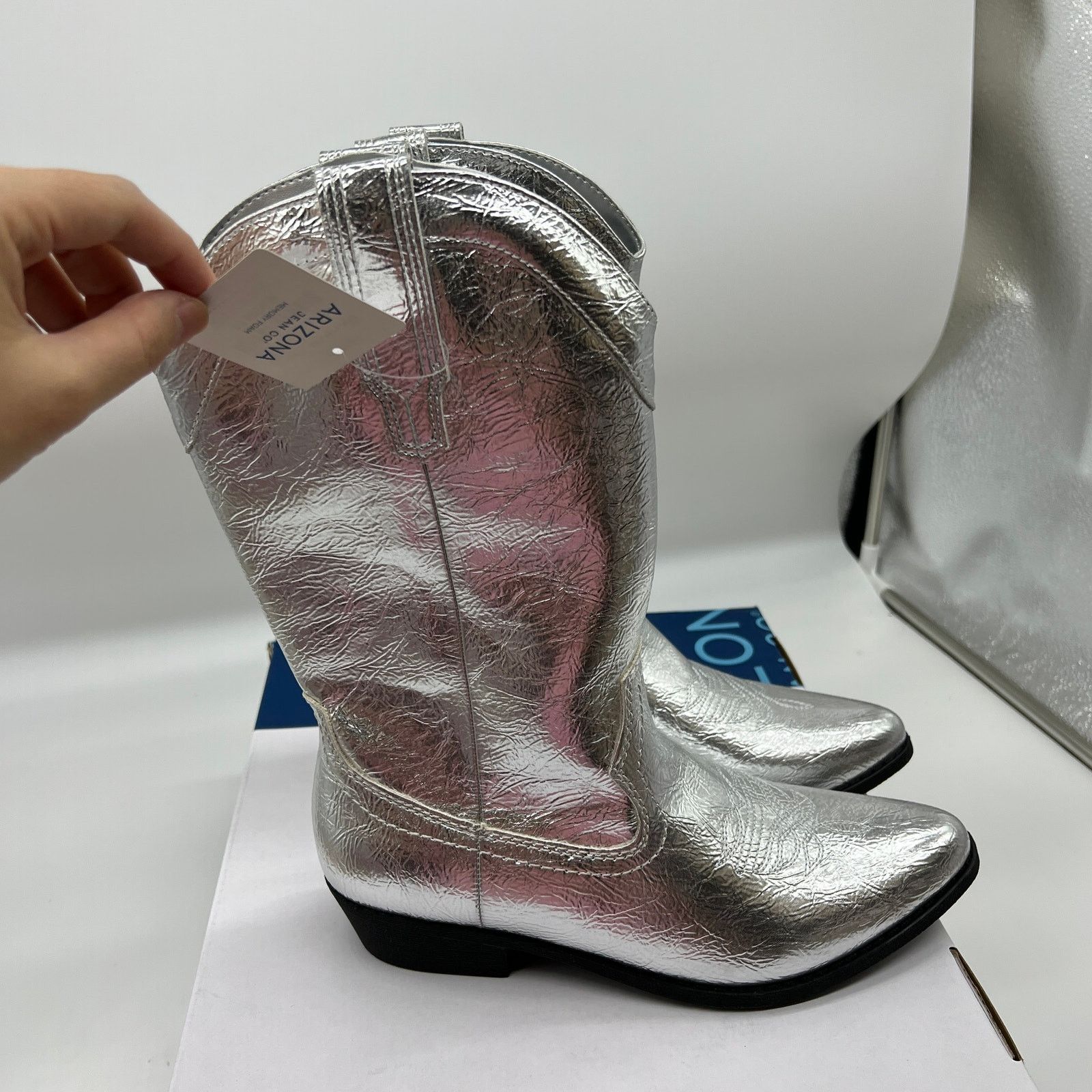 Other Arizona Jean Co Womens Western Heel Bootie7.5 Size US 7.5 / IT 37.5 - 4 Thumbnail