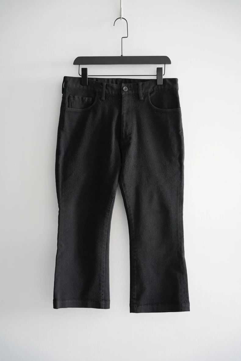Yohji Yamamoto Yohji Yamamoto Yohji Yamamoto Black Wool Blend Denim Pants Size US 42 / EU 58 - 1 Thumbnail