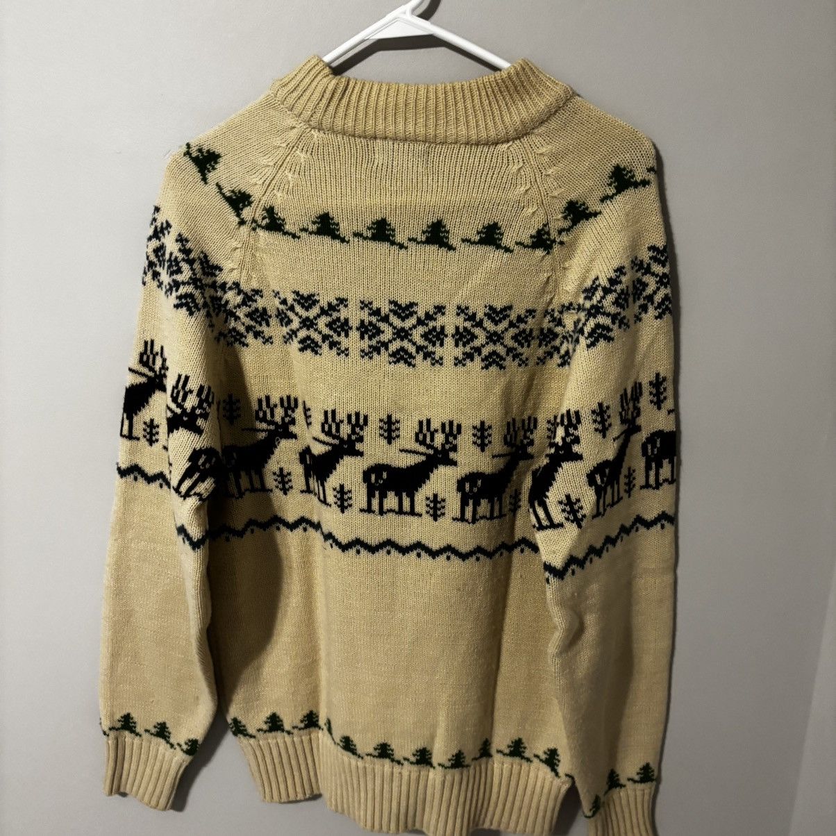 Vintage True Vintage 1970s Nordic Style Pattern Knit Sweater Size US M / EU 48-50 / 2 - 3 Thumbnail