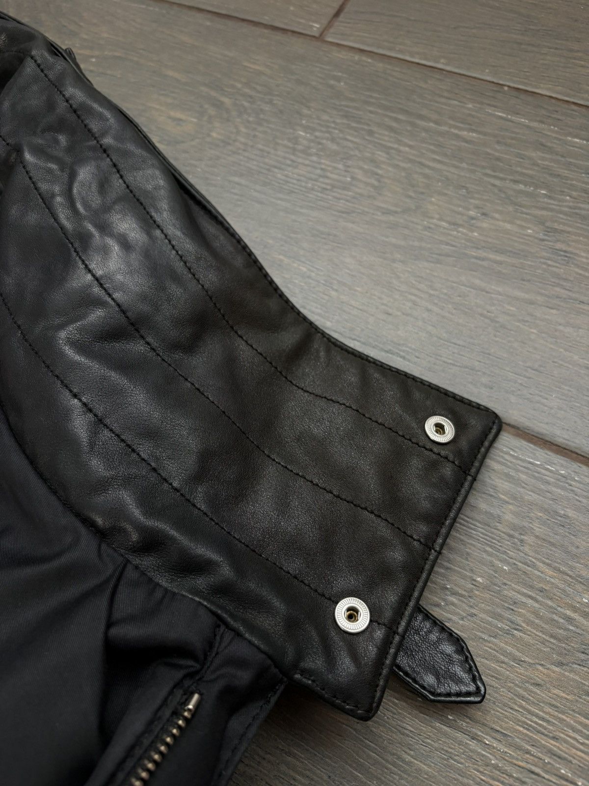 Diesel Rare Diesel Leather Belted Biker Avant Garde Jacket sz L Size L / US 10 / IT 46 - 15 Thumbnail