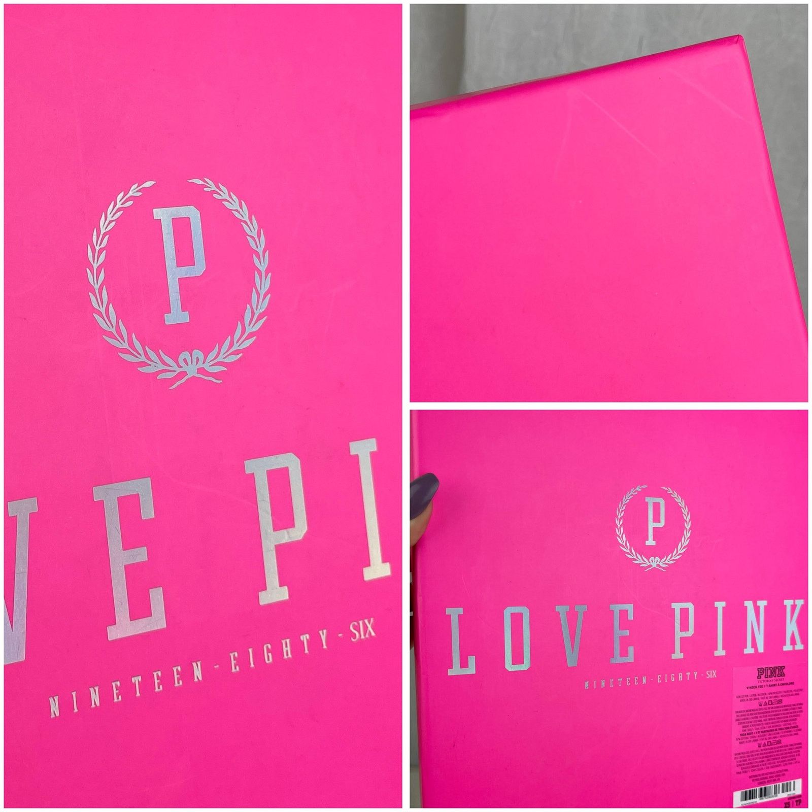 Victoria's Secret Victoria’s Secret PINK Storage Gift Decor Box Silver Bow Size ONE SIZE - 21 Thumbnail