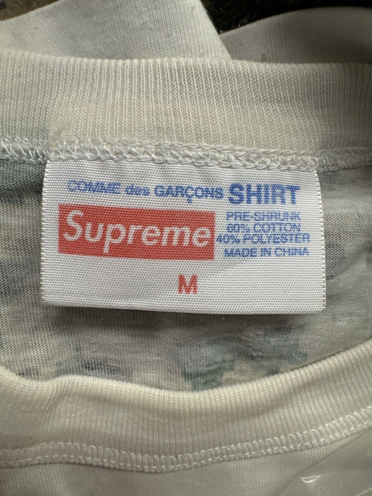 Comme des Garcons × Supreme Supreme x Comme des Garçons SS13 Box Logo T-Shirt Size US M / EU 48-50 / 2 - 6 Thumbnail