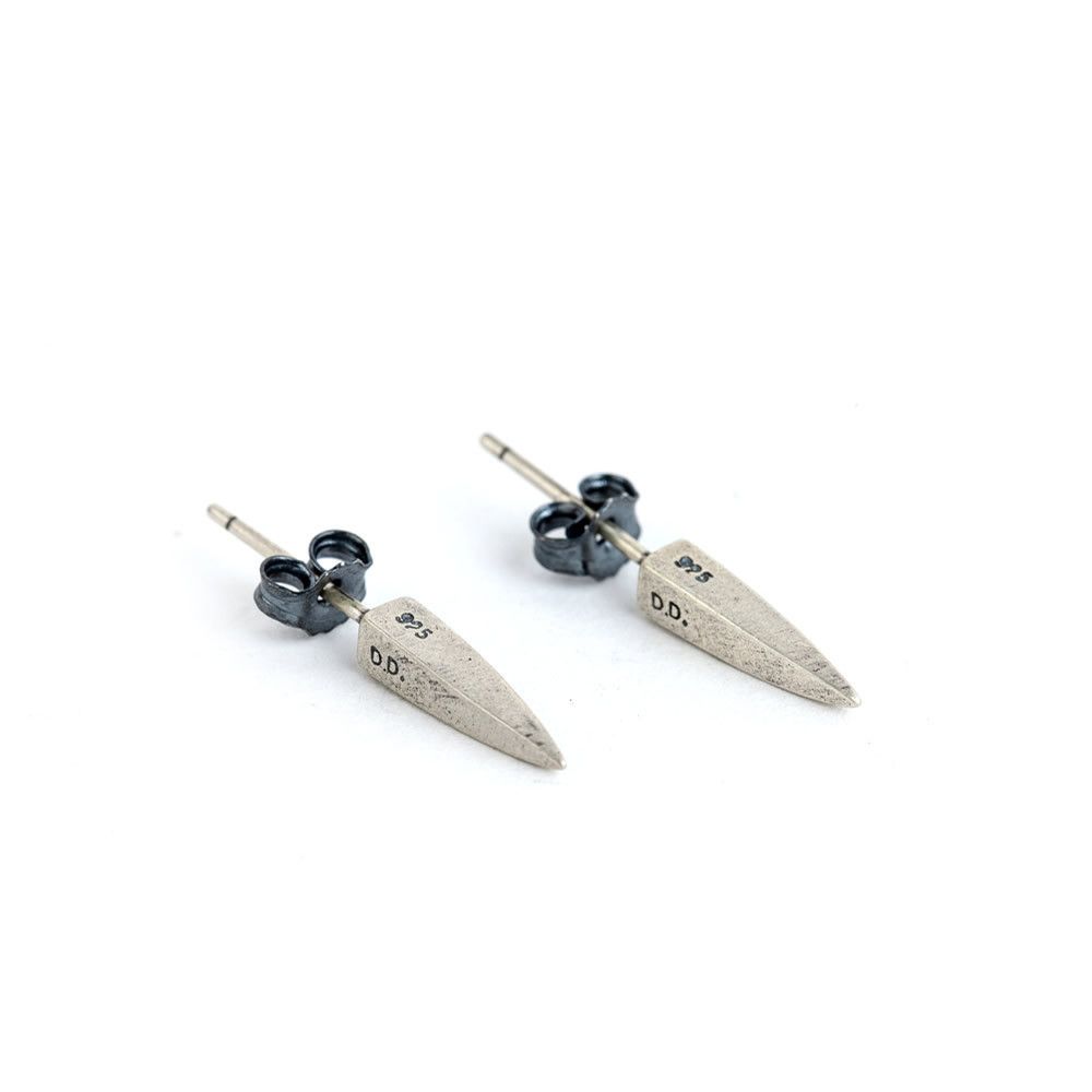 Jewelry Punk Earrings One Pairs Chrome Jewelry Size ONE SIZE - 6 Thumbnail