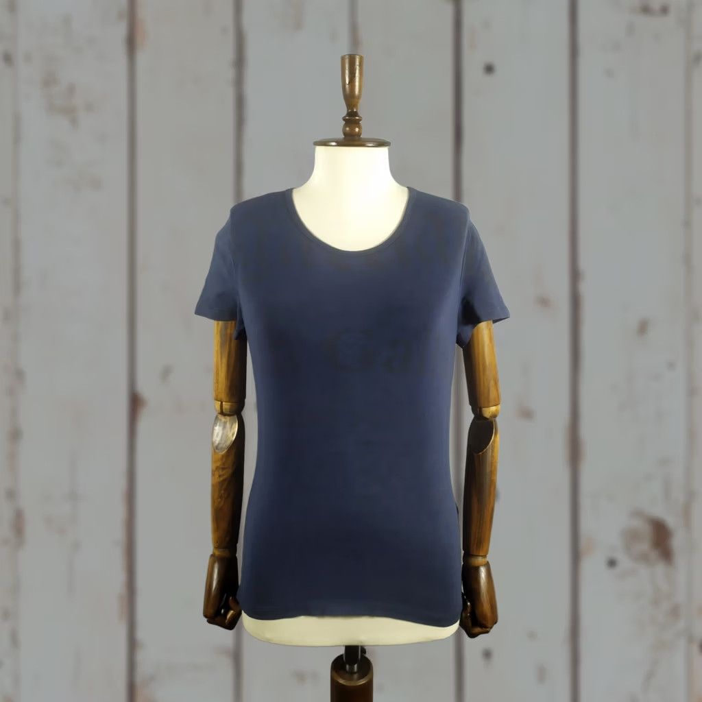 John Galliano Blue Womens XL Cotton Blend Shirt - John Galliano Vintage Style Size XL / US 12-14 / IT 48-50 - 1 Thumbnail