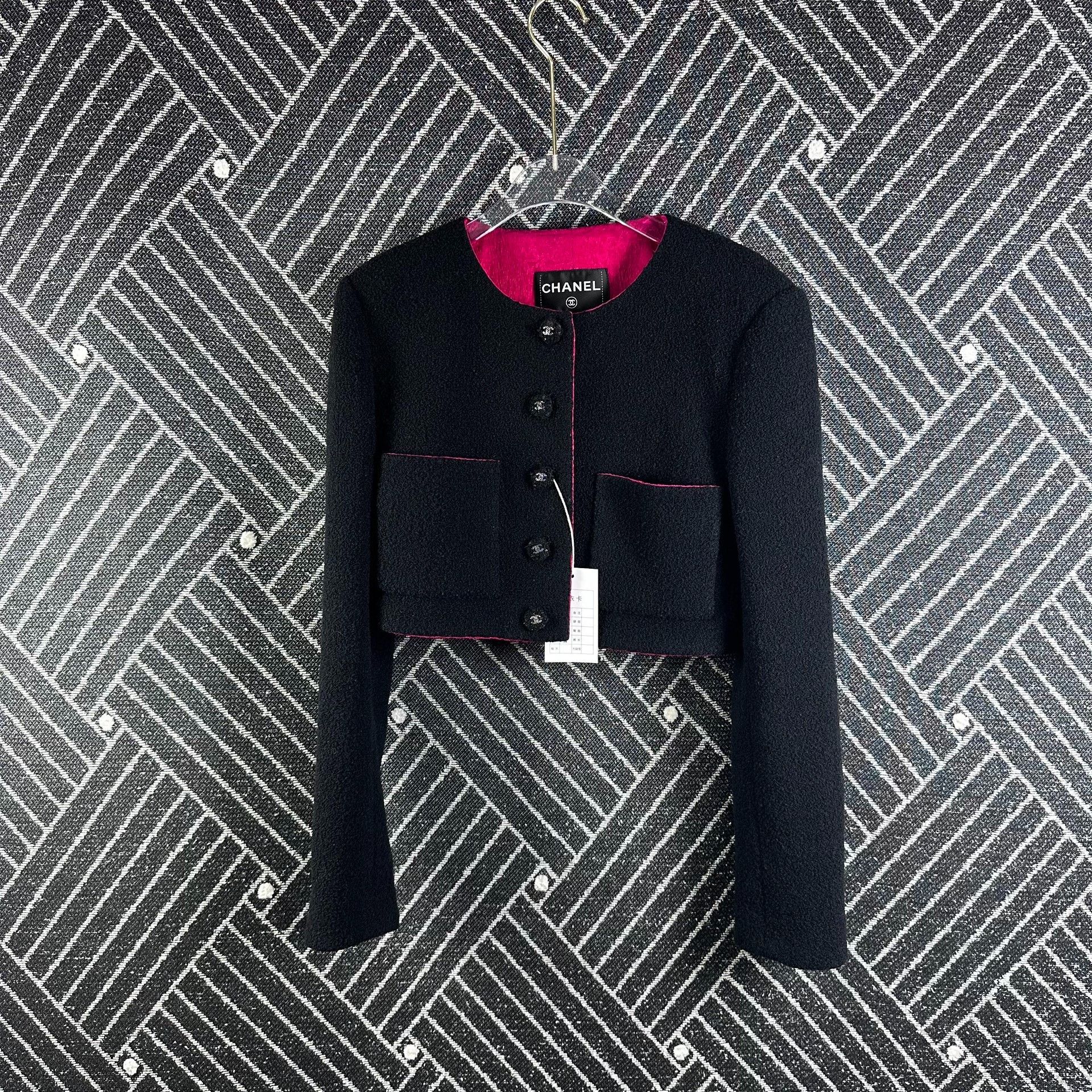 Chanel Chanel 21K Double C Crystal Button Coat Size S / US 4 / IT 40 - 1 Thumbnail