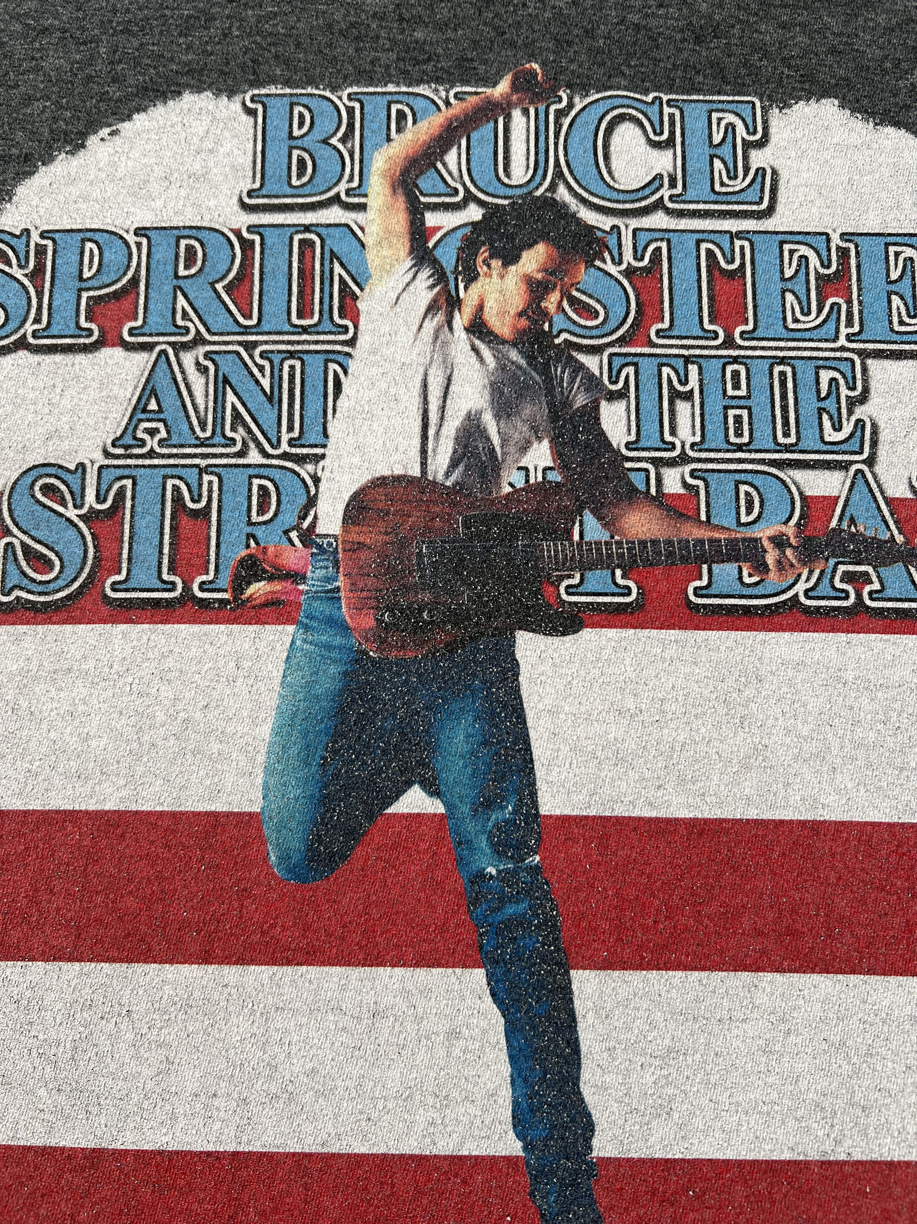Band Tees Vintage 2000s Bruce Springsteen 3/4 Long Sleeve T-shirt Size US L / EU 52-54 / 3 - 4 Thumbnail