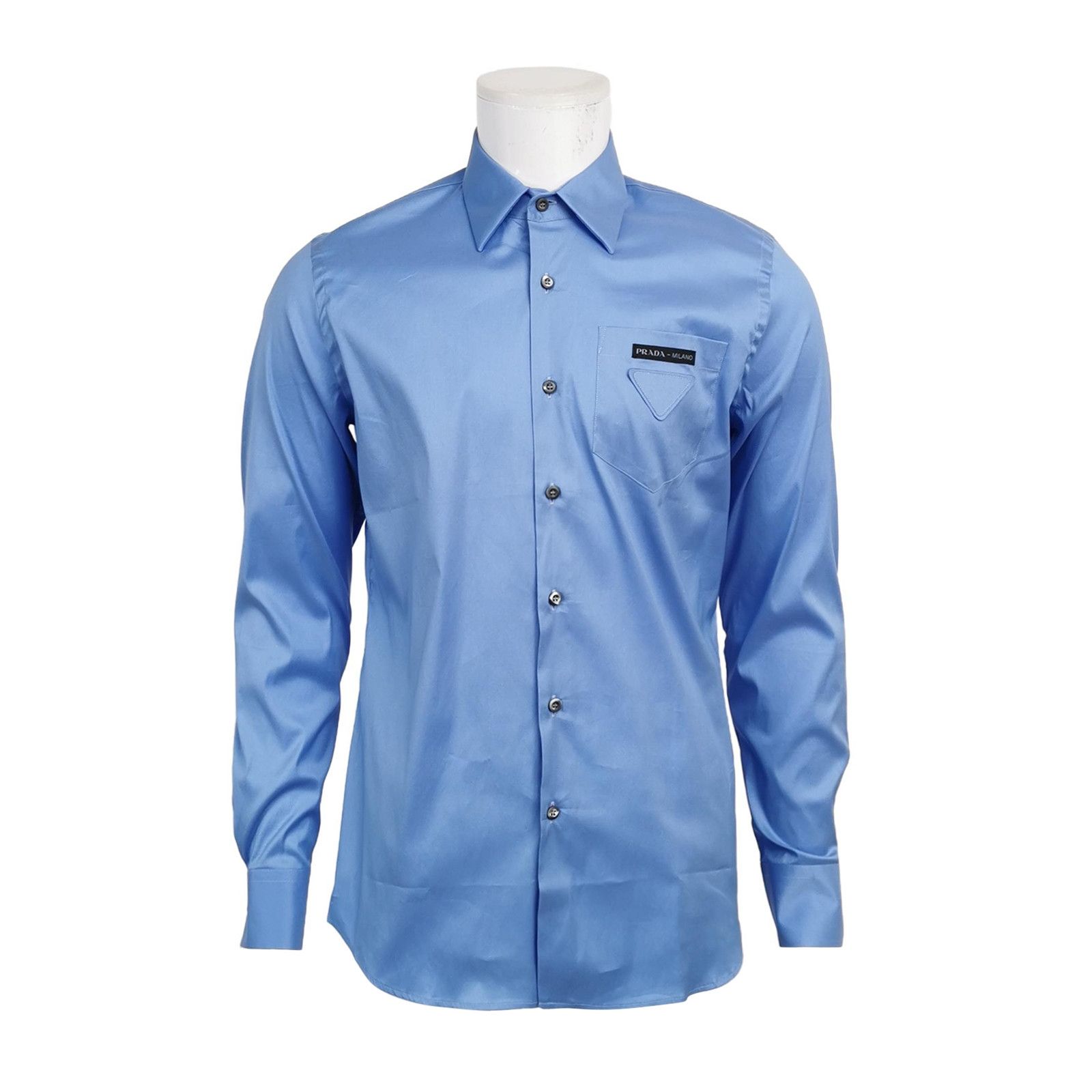 Prada Prada Cotton Button-Down Collar Shirt M Size US M / EU 48-50 / 2 - 1 Thumbnail