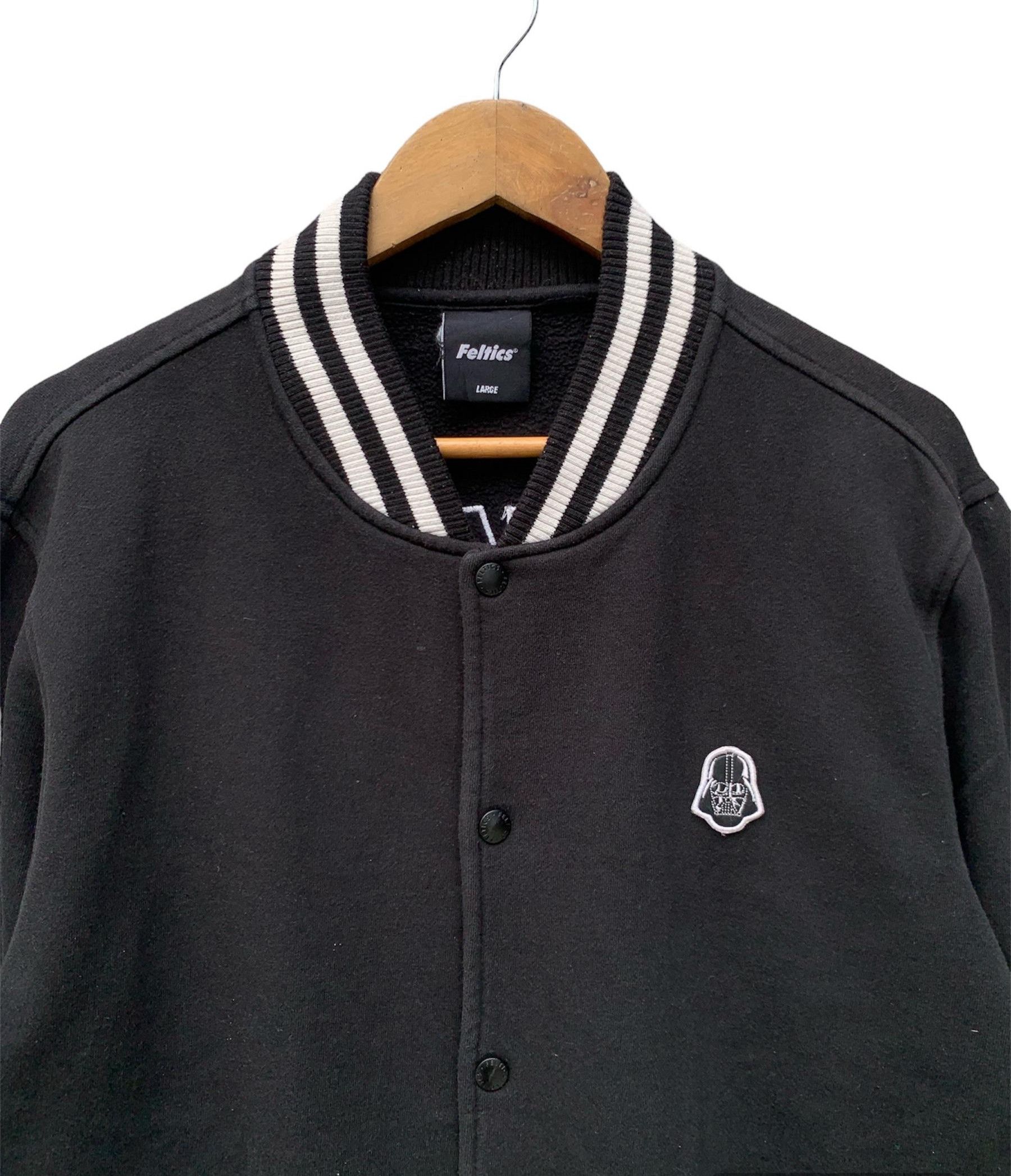 Star Wars Vintage Star Wars Darth Vader X Feltics Varsity Jacket Size US L / EU 52-54 / 3 - 6 Thumbnail