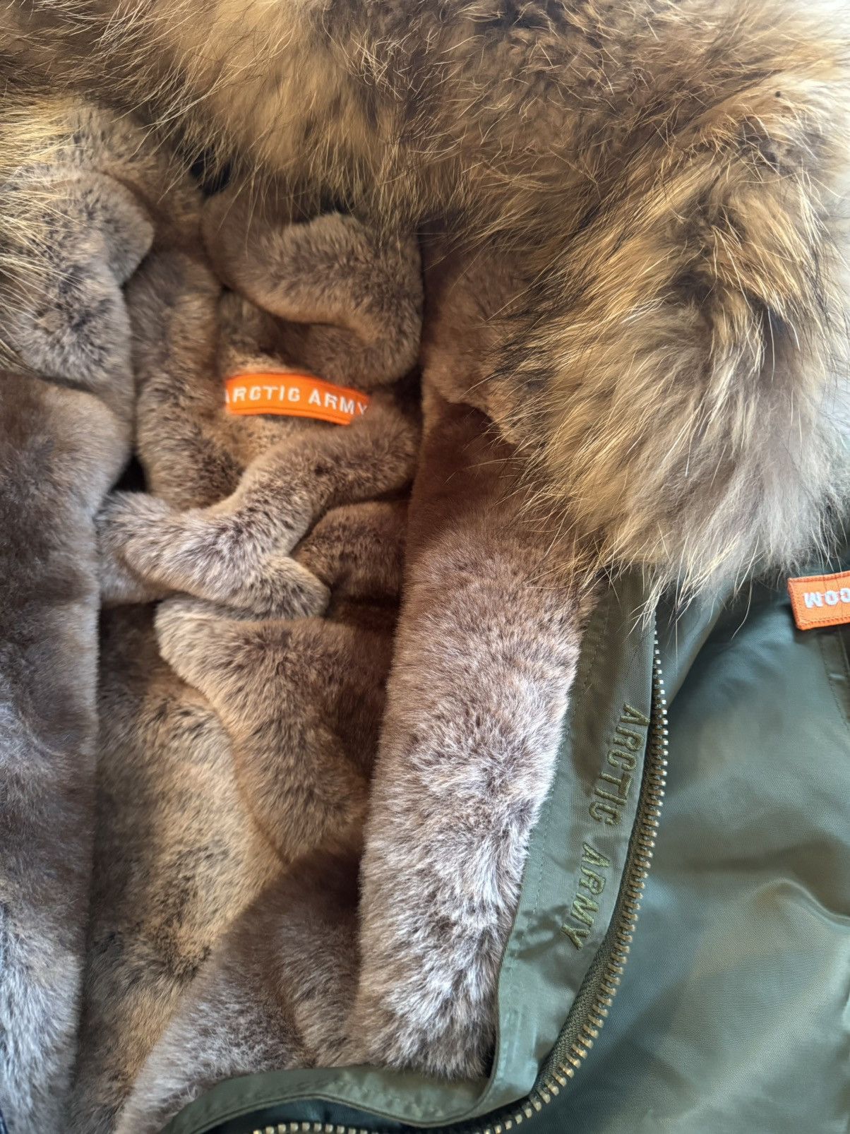 Other ARCTIC ARMY jacket STUDY sizes in photos by tape measure Size M / US 6-8 / IT 42-44 - 9 Thumbnail