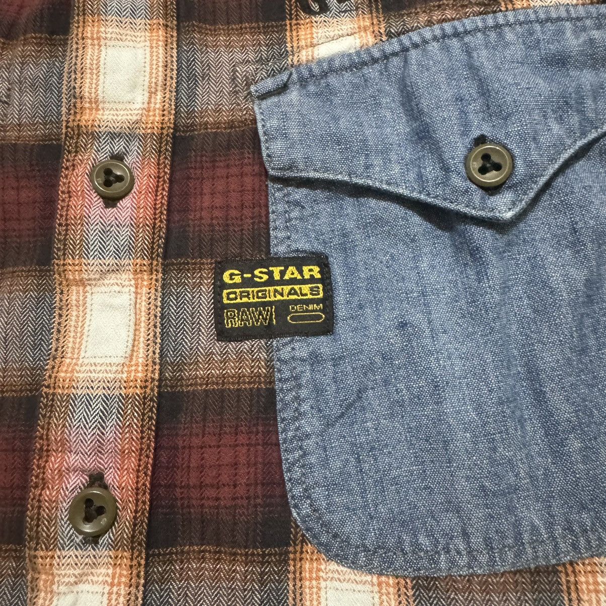 G-Star G-Star Raw Men’s Shirt Multicoloured Slim Fit Button Up Size US XL / EU 56 / 4 - 3 Thumbnail