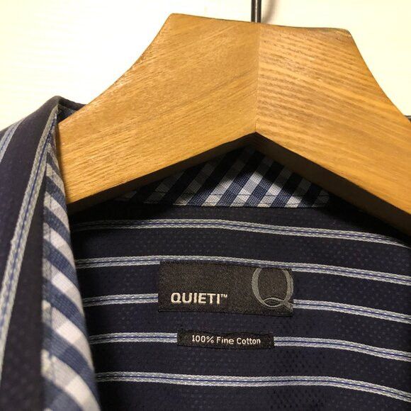 Other quieti men's navy cotton casual shirt size: XL Size US XL / EU 56 / 4 - 4 Thumbnail
