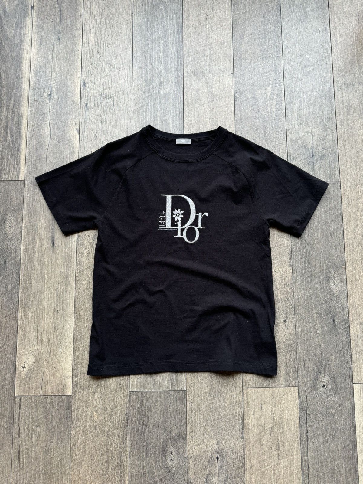 Dior × ERL Dior ERL Studio Embroidered Logo Black Tee - Large Size US L / EU 52-54 / 3 - 5 Thumbnail