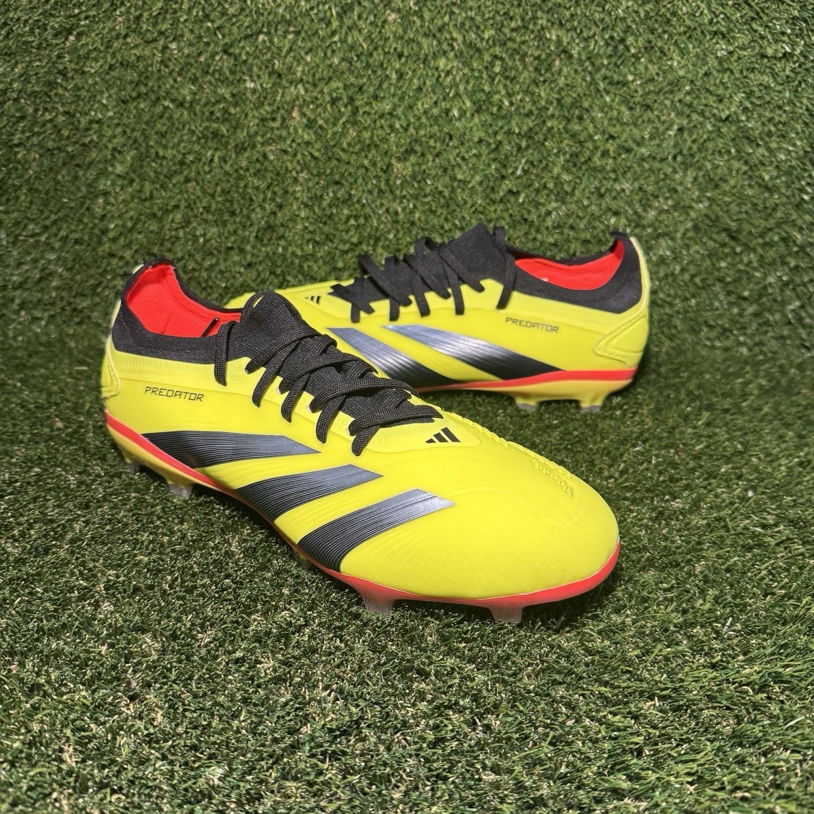 Adidas Size 8 - Adidas Predator Pro FG - IG7776 - Yellow / Black Size US 8 / EU 41 - 1 Thumbnail