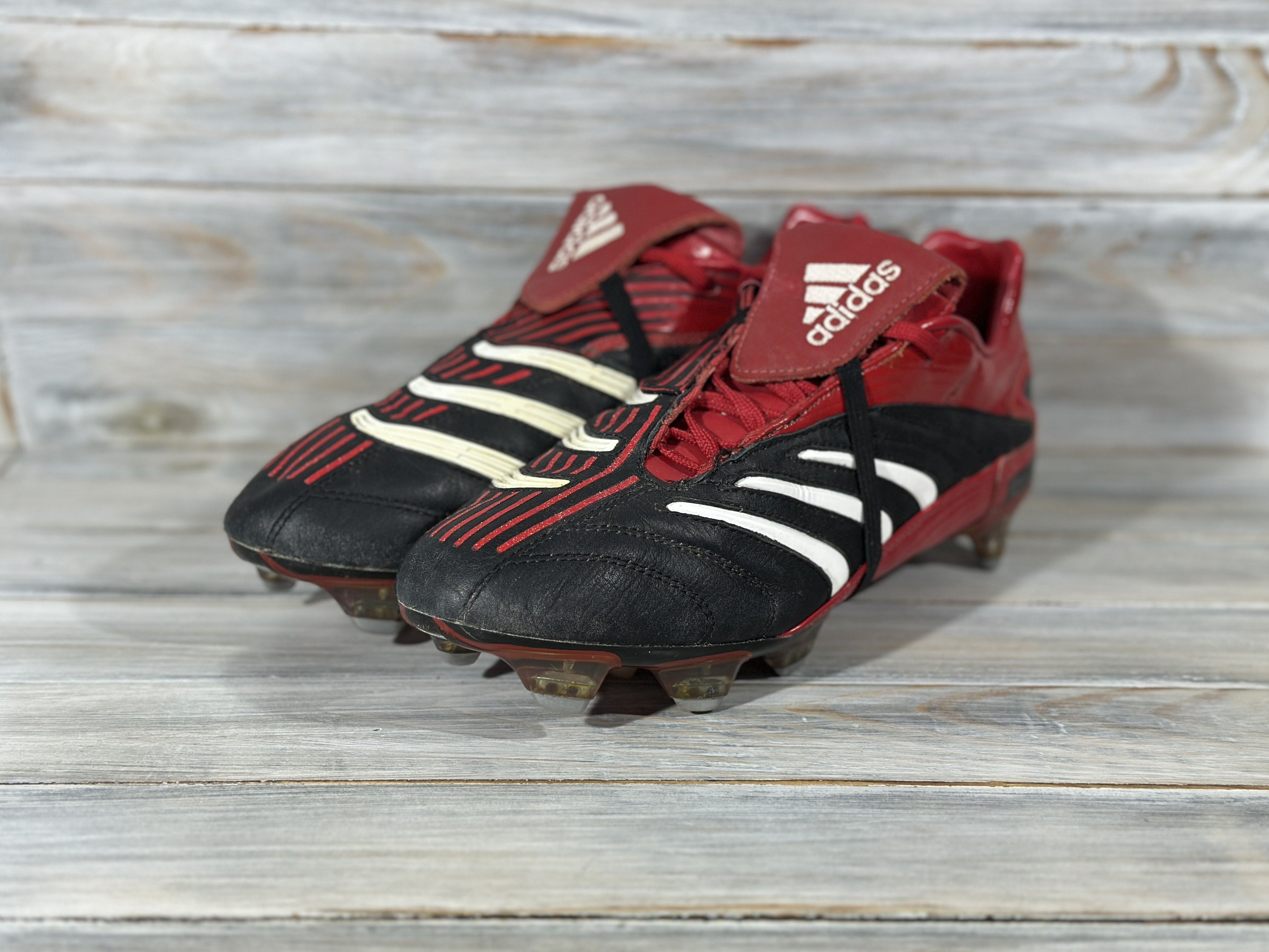 Adidas Vintage ADIDAS Predator Traxion SoftGround 2005 Cleats Boots Size US 8.5 / EU 41-42 - 16 Thumbnail