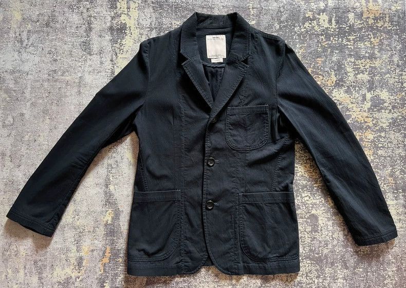 Visvim VisvimVisvim Wild Bunch Blazer Indigo Knit Jacket-2504 Size S / US 4 / IT 40 - 1 Thumbnail
