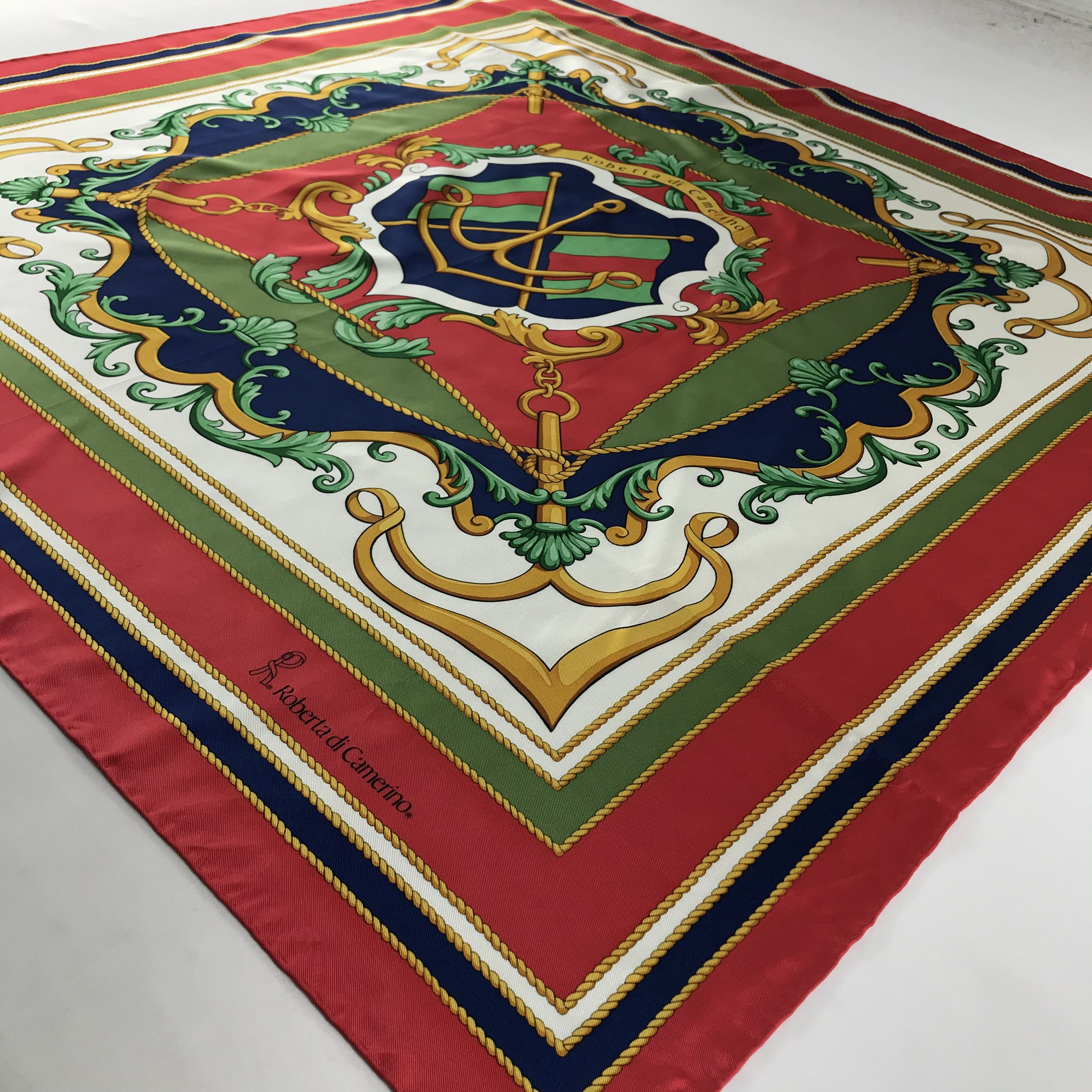 Roberta di Camerino Vintage Roberta Di Camerino Silk Scarf Size ONE SIZE - 3 Thumbnail