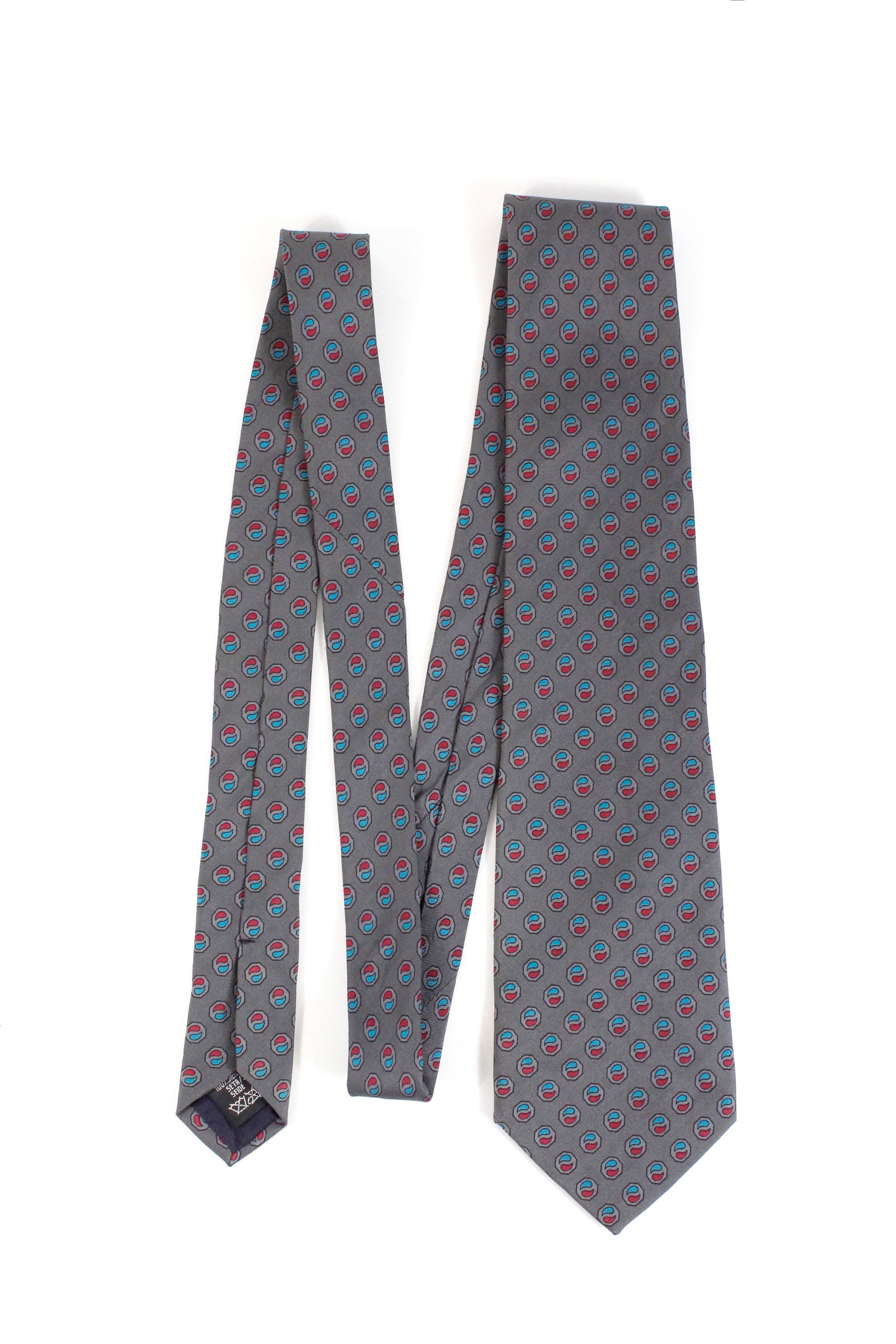 Burberry Vintage Burberry London Abstract Pattern Silk Tie Cravatte Size ONE SIZE - 1 Thumbnail