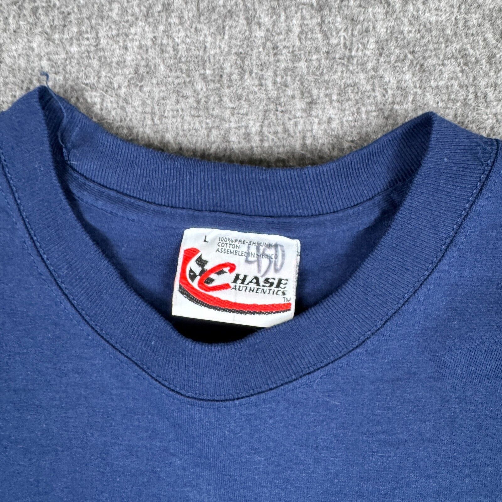 Chase Authentics Vintage Nascar Jeff Gordon T-Shirt Men's Large Blue Racing Size US L / EU 52-54 / 3 - 3 Thumbnail