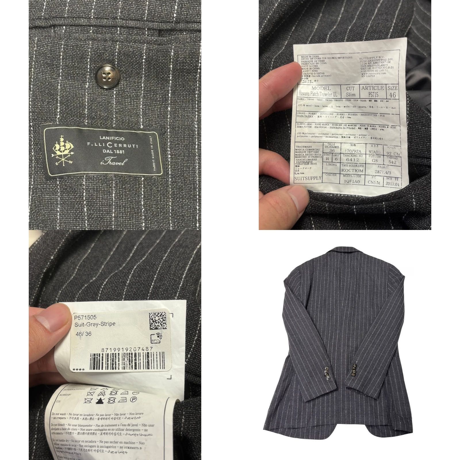 Suitsupply VINTAGE not applicable Size 46R - 8 Thumbnail