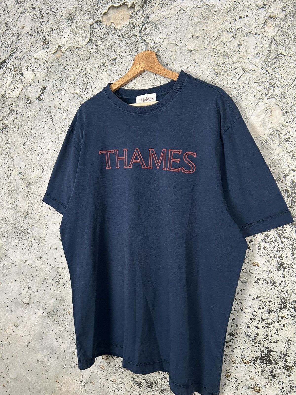 Thames Thames Spellout By Blondey Graphic Tee Skate Designer Size US XL / EU 56 / 4 - 2 Thumbnail