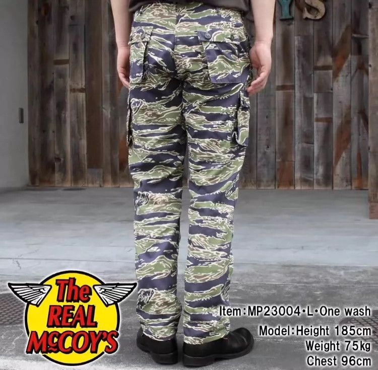 The Real McCoy's The Real McCoys SizeM Tiger Camo 60S Work Pants Size US 27 - 9 Thumbnail