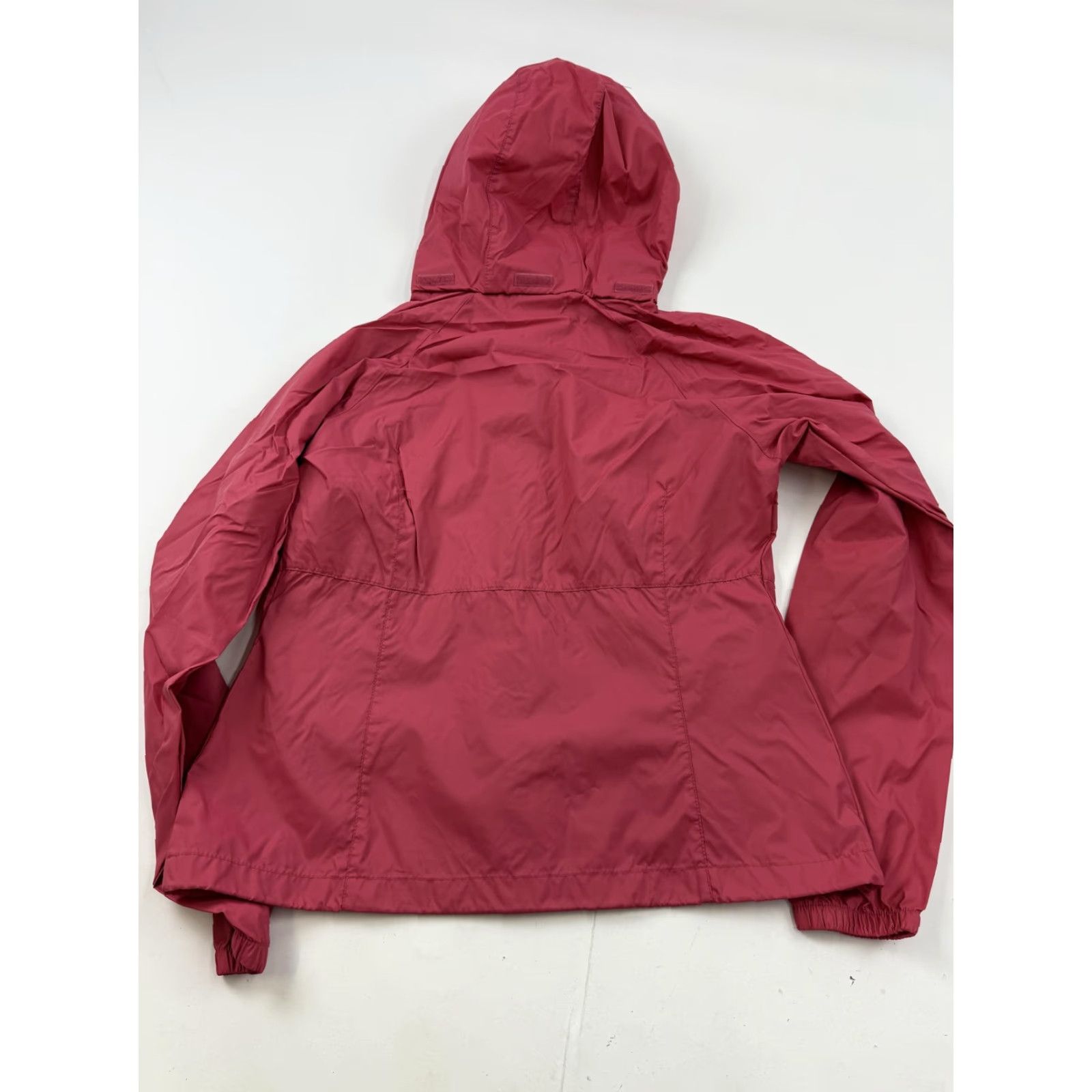 Pinko Columbia Jacket Womens Medium Pink Hooded Windbreaker Full Zip Pockets Outdoor Size M / US 6-8 / IT 42-44 - 6 Thumbnail