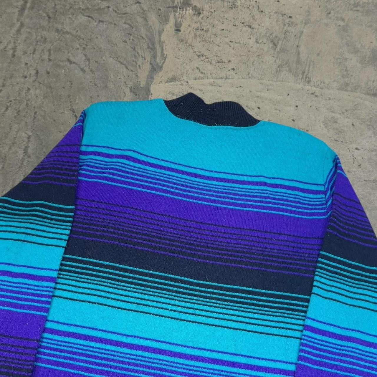 Vintage Vintage 80s Alfred Dunner Striped Sweater Size US L / EU 52-54 / 3 - 5 Thumbnail